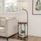 Hastings Home Hastings Home 2 Tier Round End Table Floor Lamp with USB Port 444414HHL - alternate 1